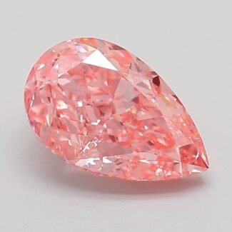 2.02 Carat Fancy Vivid Pink Pear Modified Brilliant Lab Grown Diamond | VVS2 | IGI Certified | ARM706