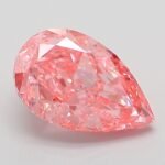2.02 Carat Fancy Vivid Pink Pear Modified Brilliant Lab Grown Diamond | VS1 | IGI Certified | ARM710