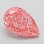 2.02 Carat Fancy Vivid Pink Pear Modified Brilliant Lab Grown Diamond | VVS2 | IGI Certified | ARM711