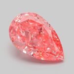 2.03 Carat Fancy Vivid Pink Pear Modified Brilliant Lab Grown Diamond | VVS2 | IGI Certified | ARM714