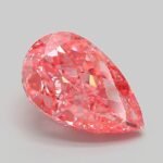 2.04 Carat Fancy Vivid Pink Pear Modified Brilliant Lab Grown Diamond | VVS2 | IGI Certified | ARM717