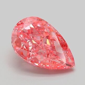 2.04 Carat Fancy Vivid Pink Pear Modified Brilliant Lab Grown Diamond | VVS2 | IGI Certified | ARM717
