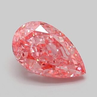2.04 Carat Fancy Vivid Pink Pear Modified Brilliant Lab Grown Diamond | VVS2 | IGI Certified | ARM718