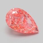 2.04 Carat Fancy Vivid Pink Pear Modified Brilliant Lab Grown Diamond | VVS2 | IGI Certified | ARM719