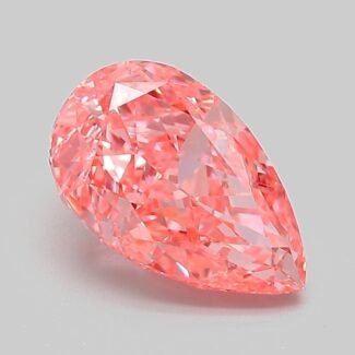 2.04 Carat Fancy Vivid Pink Pear Modified Brilliant Lab Grown Diamond | VS1 | IGI Certified | ARM720