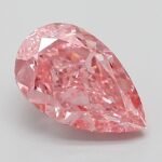 2.04 Carat Fancy Vivid Pink Pear Modified Brilliant Lab Grown Diamond | VVS2 | IGI Certified | ARM725