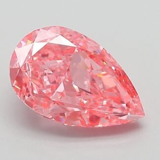 2.04 Carat Fancy Vivid Pink Pear Modified Brilliant Lab Grown Diamond | VVS2 | IGI Certified | ARM728