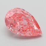 2.05 Carat Fancy Vivid Pink Pear Modified Brilliant Lab Grown Diamond | VVS2 | IGI Certified | ARM729