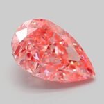 2.06 Carat Fancy Vivid Pink Pear Modified Brilliant Lab Grown Diamond | VVS2 | IGI Certified | ARM734