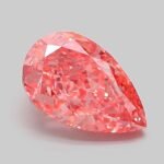 2.06 Carat Fancy Vivid Pink Pear Brilliant Lab Grown Diamond | VVS2 | IGI Certified | ARM736