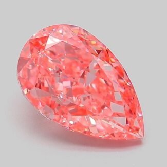 2.06 Carat Fancy Vivid Pink Pear Modified Brilliant Lab Grown Diamond | VVS2 | IGI Certified | ARM738