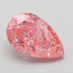 2.06 Carat Fancy Vivid Pink Pear Modified Brilliant Lab Grown Diamond | VVS2 | IGI Certified | ARM740