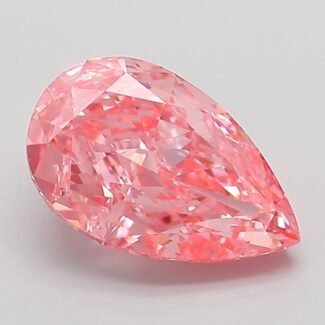 2.07 Carat Fancy Vivid Pink Pear Modified Brilliant Lab Grown Diamond | VVS2 | IGI Certified | ARM744