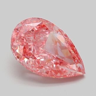 2.07 Carat Fancy Vivid Pink Pear Modified Brilliant Lab Grown Diamond | VS1 | IGI Certified | ARM750
