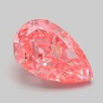 2.07 Carat Fancy Vivid Pink Pear Brilliant Lab Grown Diamond | VVS2 | IGI Certified | ARM751