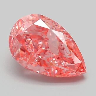 2.23 Carat Fancy Vivid Pink Pear Modified Brilliant Lab Grown Diamond | VS1 | IGI Certified | ARM752