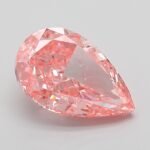 3.01 Carat Fancy Vivid Pink Pear Modified Brilliant Lab Grown Diamond | VVS2 | IGI Certified | ARM755
