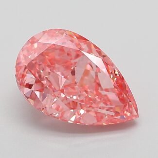 3.02 Carat Fancy Vivid Pink Pear Modified Brilliant Lab Grown Diamond | VS1 | IGI Certified | ARM757