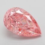 3.02 Carat Fancy Vivid Pink Pear Modified Brilliant Lab Grown Diamond | VVS2 | IGI Certified | ARM758