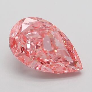 3.04 Carat Fancy Vivid Pink Pear Modified Brilliant Lab Grown Diamond | VS1 | IGI Certified | ARM762