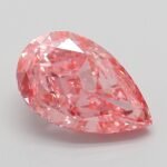 3.05 Carat Fancy Vivid Pink Pear Modified Brilliant Lab Grown Diamond | VVS2 | IGI Certified | ARM766