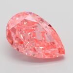 3.06 Carat Fancy Vivid Pink Pear Modified Brilliant Lab Grown Diamond | VS1 | IGI Certified | ARM767