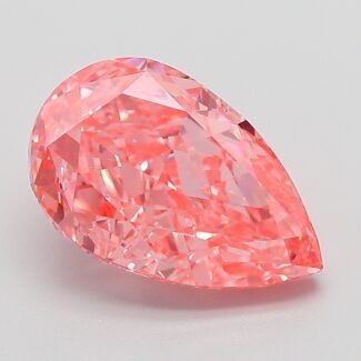 3.06 Carat Fancy Vivid Pink Pear Modified Brilliant Lab Grown Diamond | VS1 | IGI Certified | ARM767