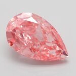 3.07 Carat Fancy Vivid Pink Pear Modified Brilliant Lab Grown Diamond | VVS2 | IGI Certified | ARM771