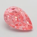 3.07 Carat Fancy Vivid Pink Pear Modified Brilliant Lab Grown Diamond | VVS2 | IGI Certified | ARM772