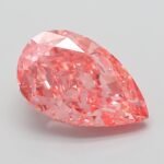 3.07 Carat Fancy Vivid Pink Pear Modified Brilliant Lab Grown Diamond | VVS2 | IGI Certified | ARM773