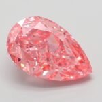 3.07 Carat Fancy Vivid Pink Pear Modified Brilliant Lab Grown Diamond | VVS2 | IGI Certified | ARM774