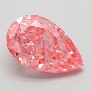 3.07 Carat Fancy Vivid Pink Pear Modified Brilliant Lab Grown Diamond | VVS2 | IGI Certified | ARM774