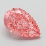 3.09 Carat Fancy Vivid Pink Pear Modified Brilliant Lab Grown Diamond | VVS2 | IGI Certified | ARM783