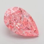 3.09 Carat Fancy Vivid Pink Pear Modified Brilliant Lab Grown Diamond | VVS2 | IGI Certified | ARM787