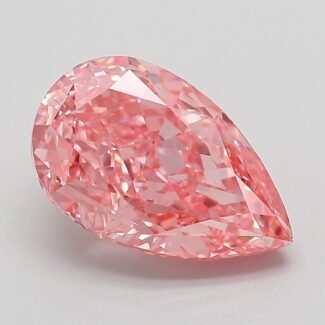 3.1 Carat Fancy Vivid Pink Pear Modified Brilliant Lab Grown Diamond | VS1 | IGI Certified | ARM788