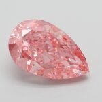 4.04 Carat Fancy Vivid Pink Pear Modified Brilliant Lab Grown Diamond | VS1 | IGI Certified | ARM800