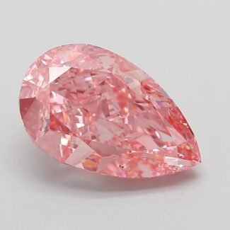 4.04 Carat Fancy Vivid Pink Pear Modified Brilliant Lab Grown Diamond | VS1 | IGI Certified | ARM800