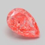 4.2 Carat Fancy Vivid Pink Pear Modified Brilliant Lab Grown Diamond | VVS2 | IGI Certified | ARM804