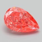 4.21 Carat Fancy Vivid Pink Pear Modified Brilliant Lab Grown Diamond | VVS2 | IGI Certified | ARM805