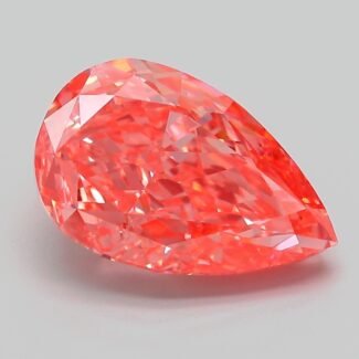 4.21 Carat Fancy Vivid Pink Pear Modified Brilliant Lab Grown Diamond | VVS2 | IGI Certified | ARM805