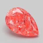 4.61 Carat Fancy Vivid Pink Pear Modified Brilliant Lab Grown Diamond | VVS2 | IGI Certified | ARM809