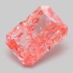 2.03 Carat Fancy Vivid Pink Cut Cornered Rectangular Modified Brilliant Lab Grown Diamond | VVS2 | IGI Certified | ARM913