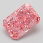 2.03 Carat Fancy Vivid Pink Cut Cornered Rectangular Modified Brilliant Lab Grown Diamond | VVS2 | IGI Certified | ARM914