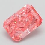 2.04 Carat Fancy Vivid Pink Cut Cornered Rectangular Modified Brilliant Lab Grown Diamond | VVS2 | IGI Certified | ARM916