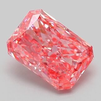 2.04 Carat Fancy Vivid Pink Cut Cornered Rectangular Modified Brilliant Lab Grown Diamond | VVS2 | IGI Certified | ARM920