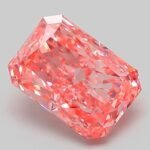 2.04 Carat Fancy Vivid Pink Cut Cornered Rectangular Modified Brilliant Lab Grown Diamond | VVS2 | IGI Certified | ARM921
