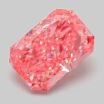 2.04 Carat Fancy Vivid Pink Cut Cornered Rectangular Modified Brilliant Lab Grown Diamond | VVS2 | IGI Certified | ARM923