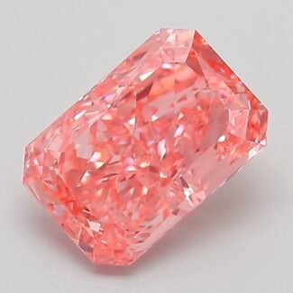 2.04 Carat Fancy Vivid Pink Cut Cornered Rectangular Modified Brilliant Lab Grown Diamond | VVS2 | IGI Certified | ARM924