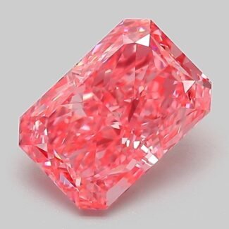 2.05 Carat Fancy Vivid Pink Cut Cornered Rectangular Modified Brilliant Lab Grown Diamond | VS1 | IGI Certified | ARM935