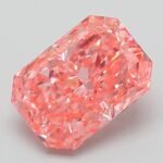 2.05 Carat Fancy Vivid Pink Cut Cornered Rectangular Modified Brilliant Lab Grown Diamond | VS1 | IGI Certified | ARM938